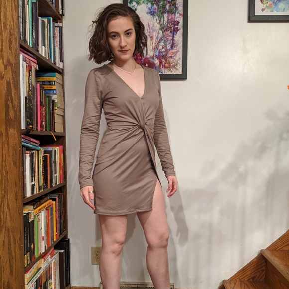 fashion nova knot dress